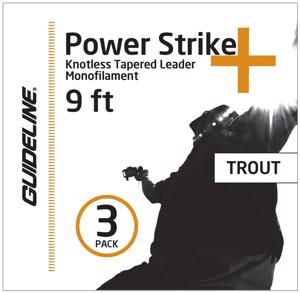 Guideline Power Strike 9' 3-Pack Leader